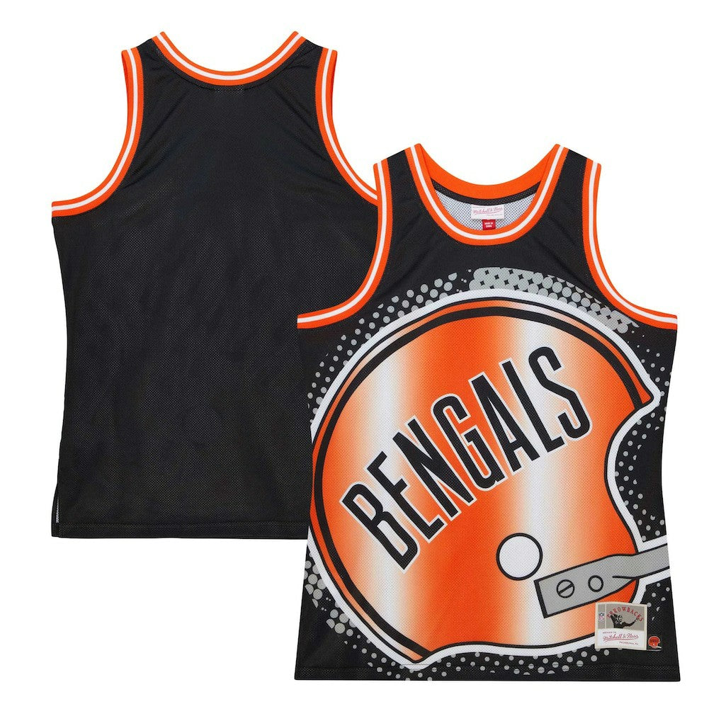 Mitchell & Ness Cincinnati Bengals Big Face 7.0 Fashion Tank Top Black