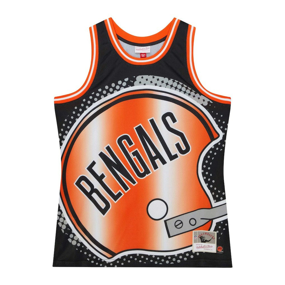 Mitchell & Ness Cincinnati Bengals Big Face 7.0 Fashion Tank Top Black