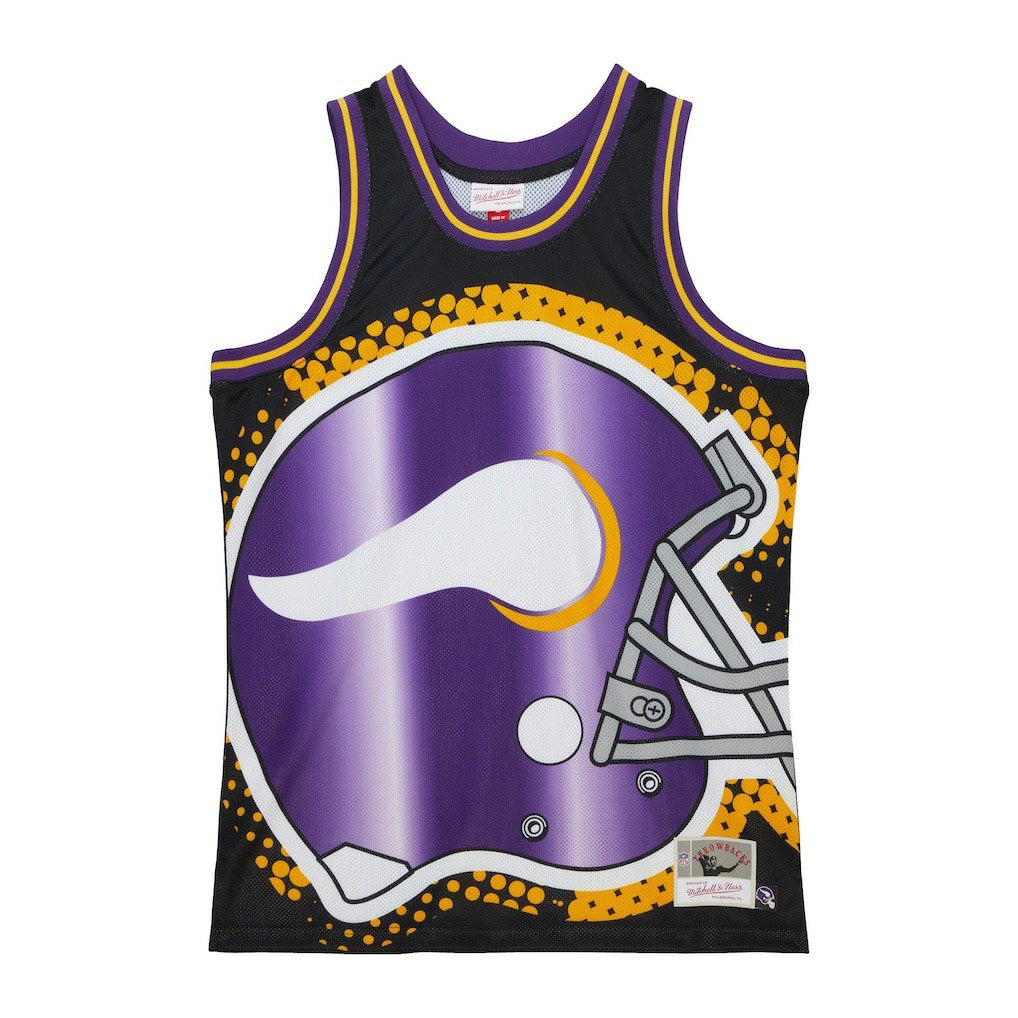 Mitchell & Ness Minnesota Vikings Big Face 7.0 Fashion Tank Top Black