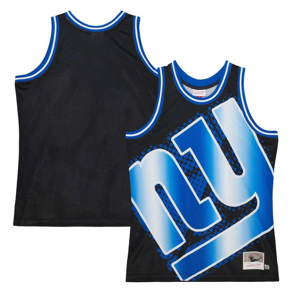 Mitchell & Ness New York Giants Big Face 7.0 Fashion Tank Top Black