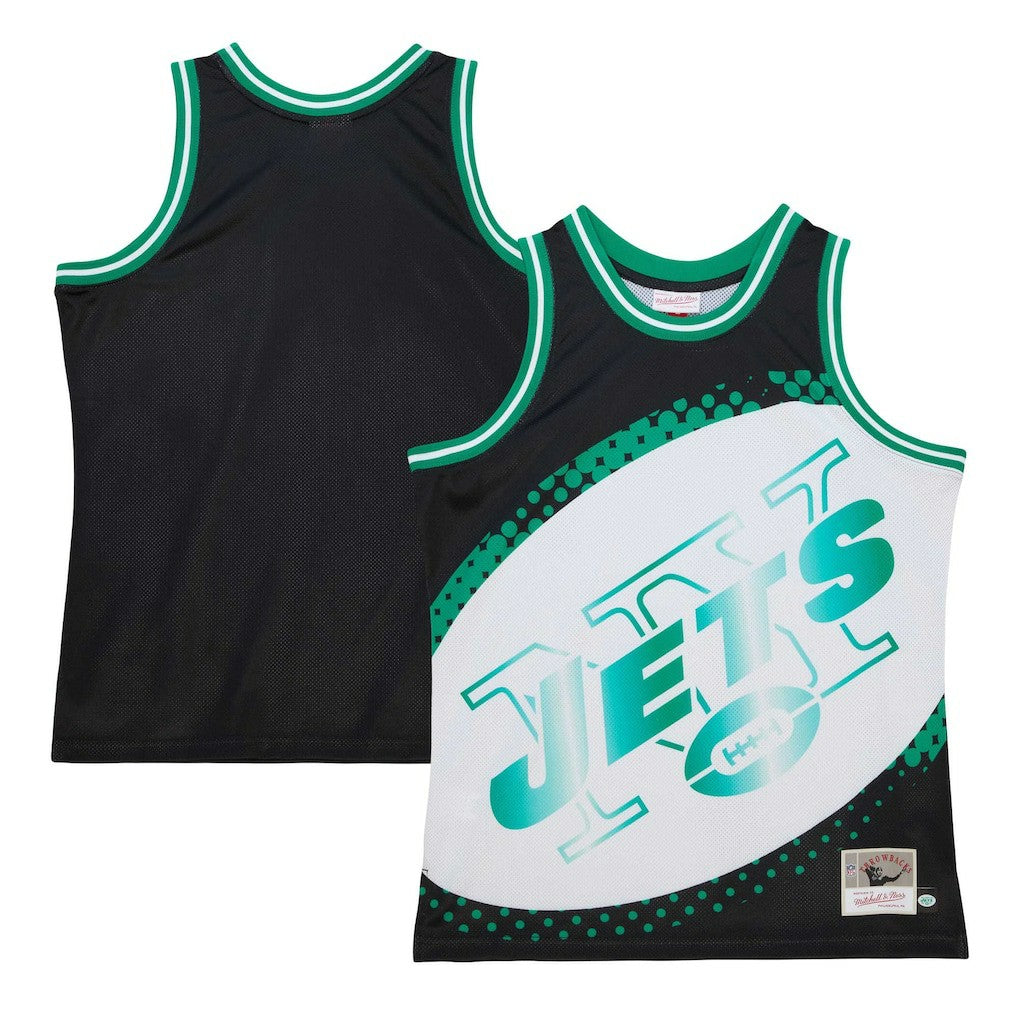 Mitchell & Ness New York Jets Big Face 7.0 Fashion Tank Top Black