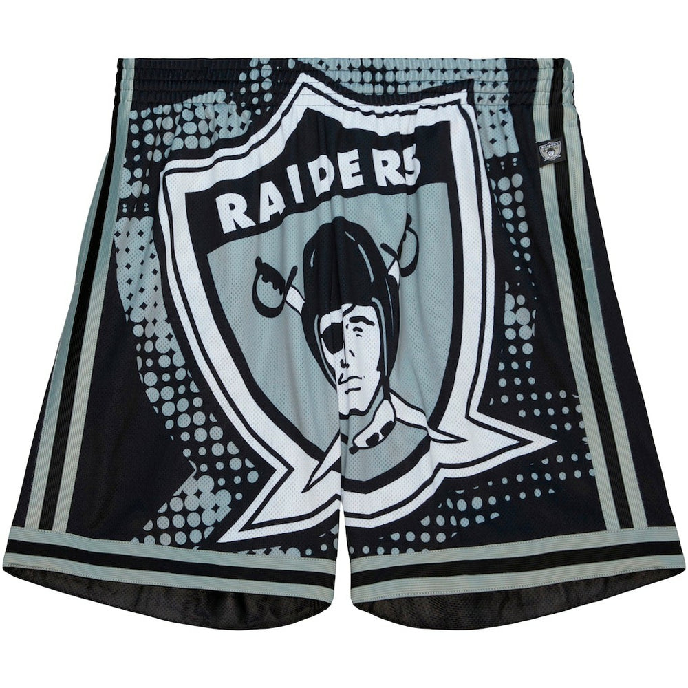 Mitchell & Ness Las Vegas Raiders Big Face 7.0 Fashion Shorts Black