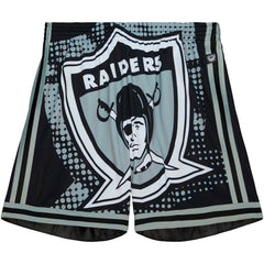 Mitchell & Ness Las Vegas Raiders Big Face 7.0 Fashion Shorts Black