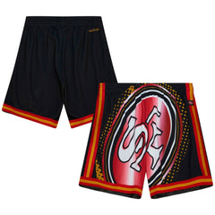 Mitchell & Ness San Francisco 49ers Big Face 7.0 Fashion Shorts Black