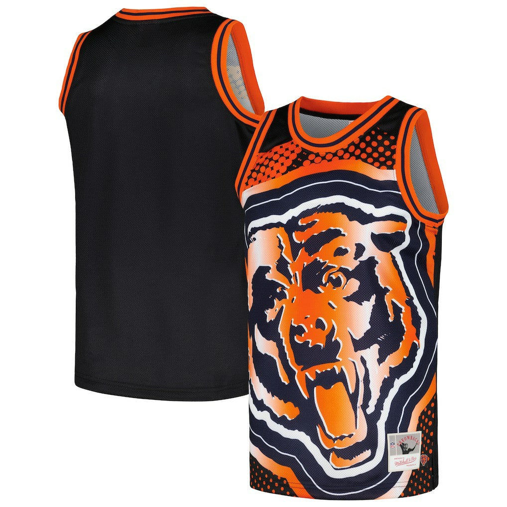 Mitchell & Ness Chicago Bears Big Face 7.0 Fashion Tank Top Black