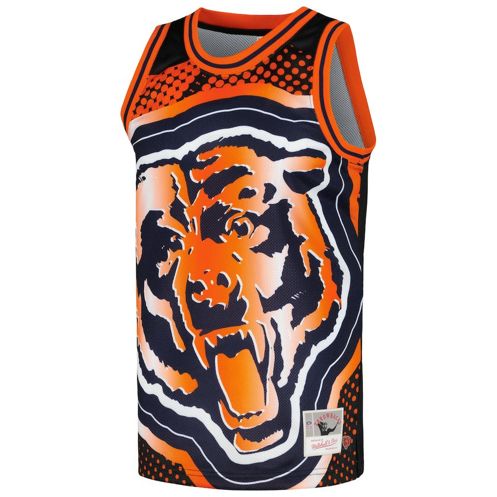 Mitchell & Ness Chicago Bears Big Face 7.0 Fashion Tank Top Black