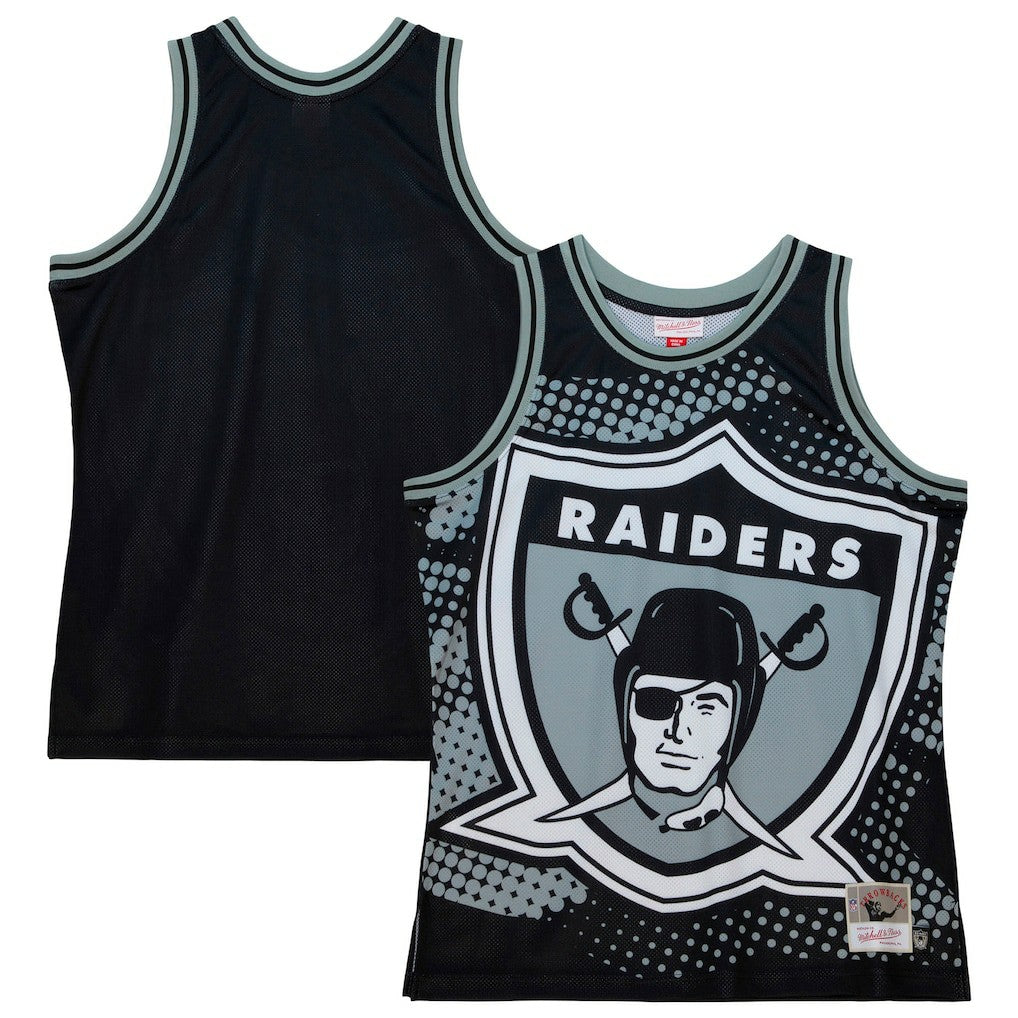 Mitchell & Ness Las Vegas Raiders Big Face 7.0 Fashion Tank Top Black