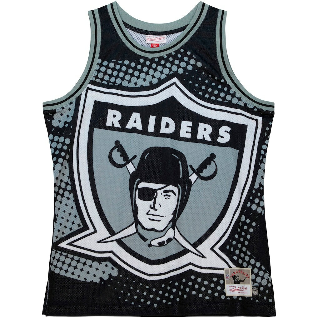 Mitchell & Ness Las Vegas Raiders Big Face 7.0 Fashion Tank Top Black