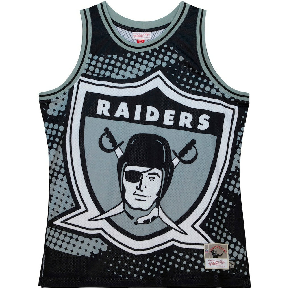 Mitchell & Ness Las Vegas Raiders Big Face 7.0 Fashion Tank Top Black