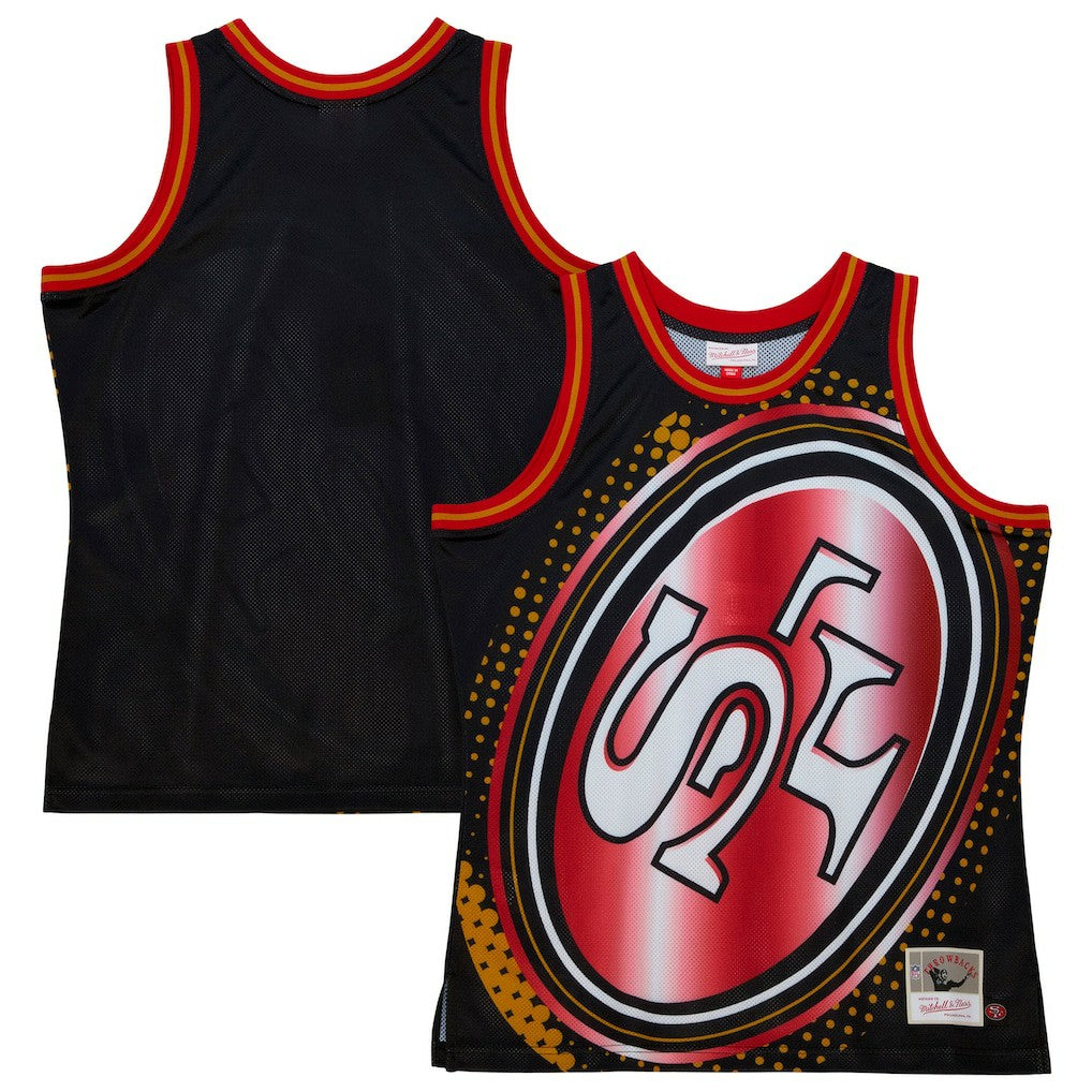 Mitchell & Ness San Francisco 49ers Big Face 7.0 Fashion Tank Top Black