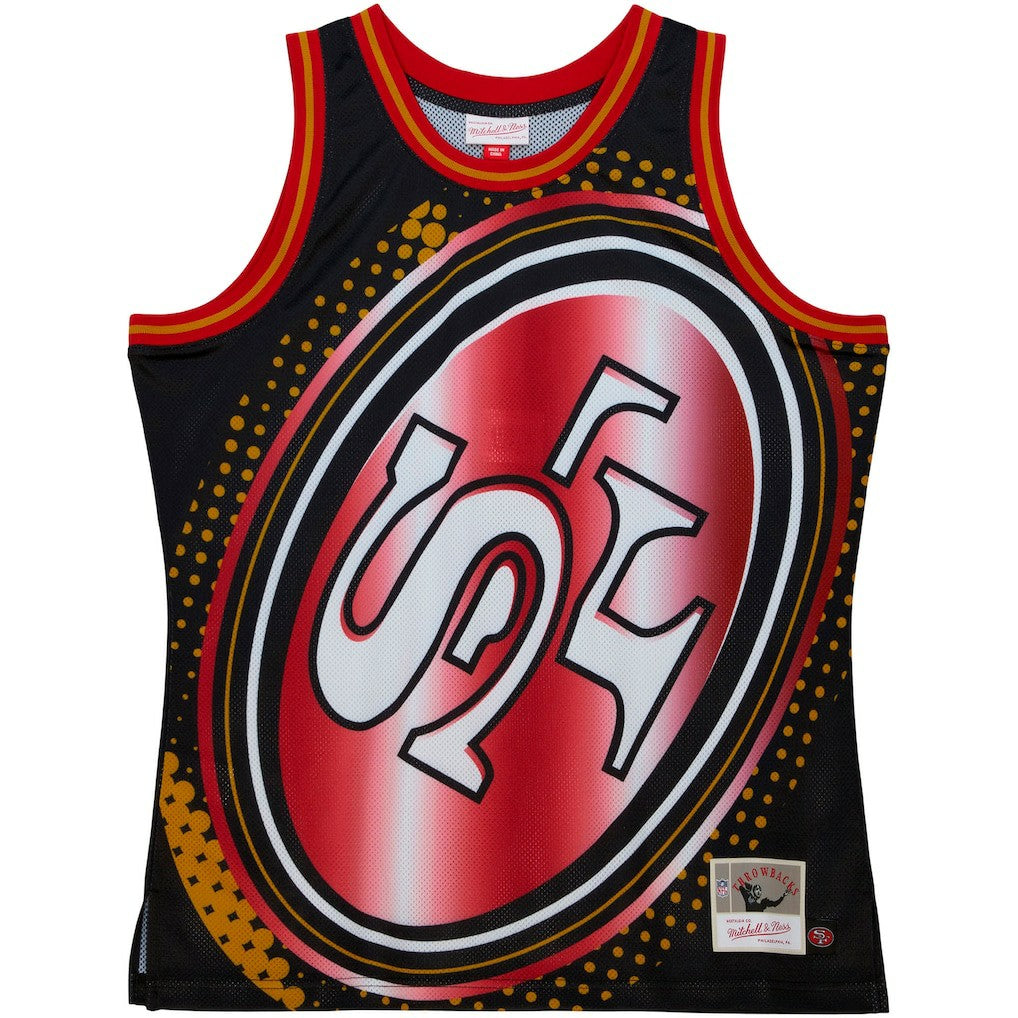 Mitchell & Ness San Francisco 49ers Big Face 7.0 Fashion Tank Top Black
