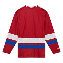 Mitchell & Ness Buffalo Bills Women's Big Face 7.0 Long Sleeve Jersey T-Shirt Red