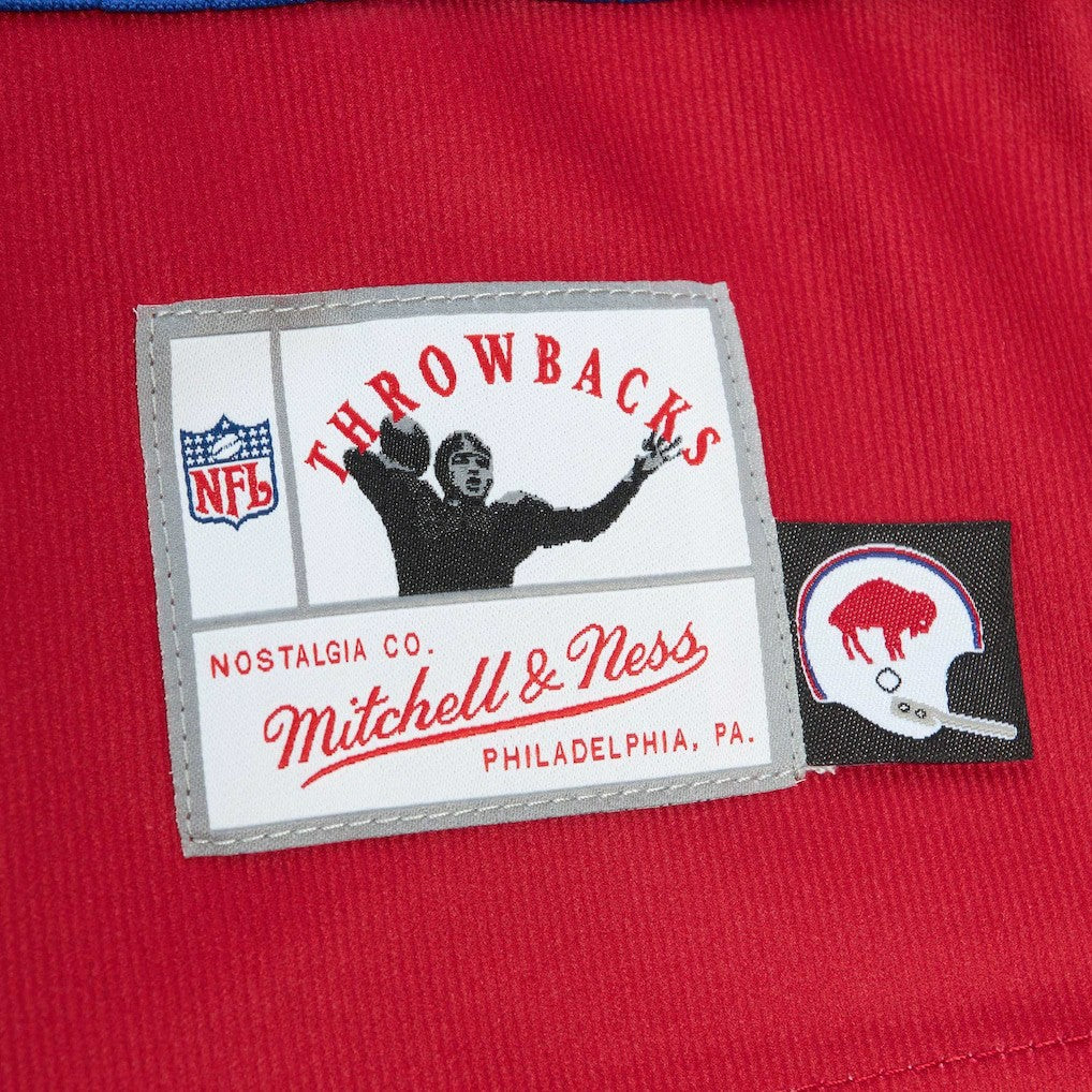 Mitchell & Ness Buffalo Bills Women's Big Face 7.0 Long Sleeve Jersey T-Shirt Red