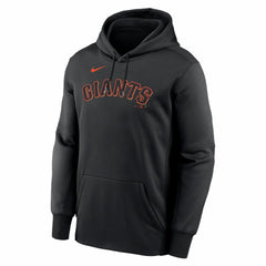 San Francisco Giants Nike Primary Wordmark Therma Hoodie - Black - Nike Lifestyle