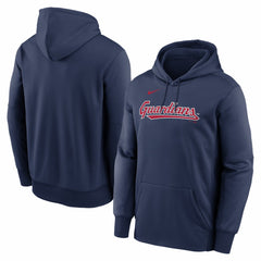 Cleveland Guardians Nike Primary Wordmark Therma Hoodie - Navy - Nike Sale