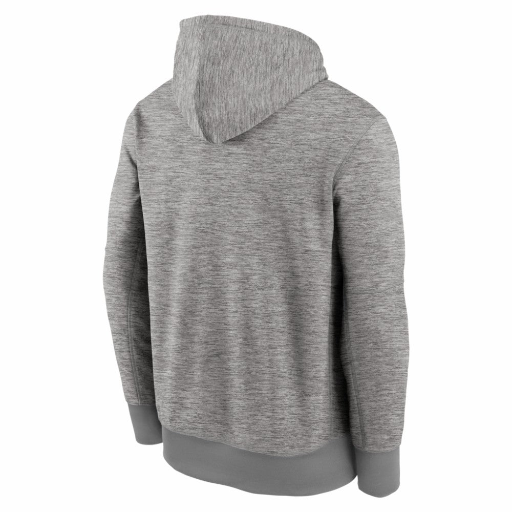 San Diego Padres Nike Primary Wordmark Therma Hoodie - Heather Gray - Nike Online