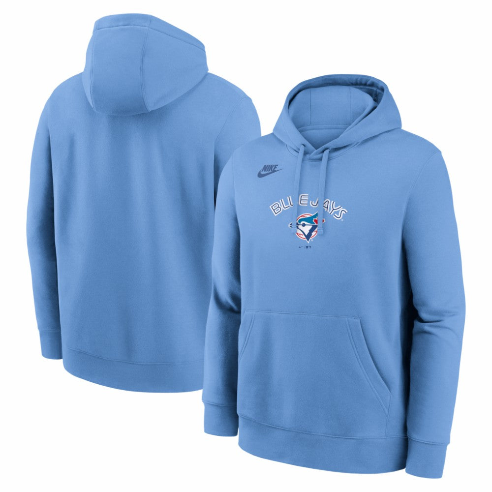 Toronto Blue Jays Nike Cooperstown Collection Wordmark Club Hoodie - Powder Blue - Nike Discount