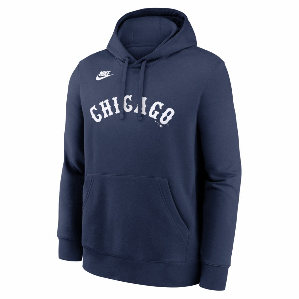 Chicago White Sox Nike Cooperstown Collection Wordmark Club Hoodie - Navy - Nike Lifestyle