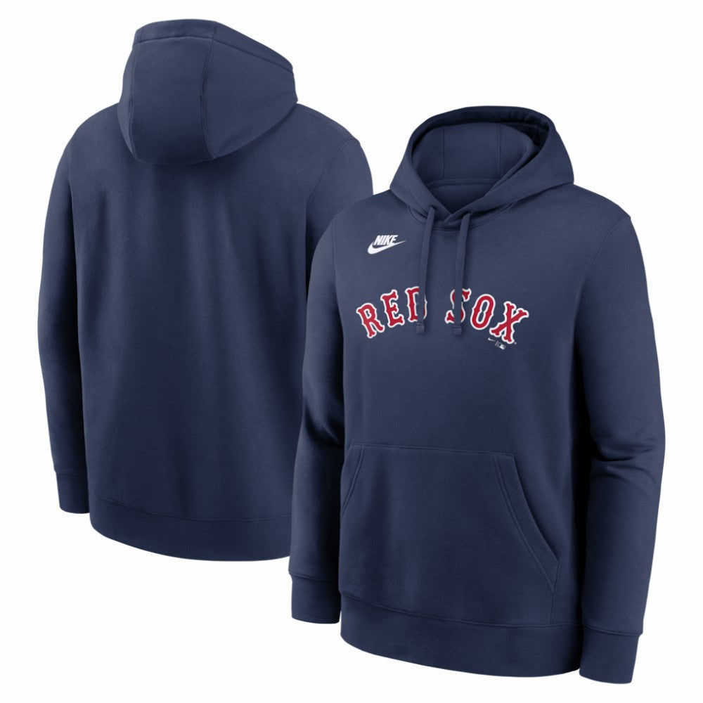 Boston Red Sox Nike Cooperstown Collection Wordmark Club Hoodie - Navy - Nike on Sale