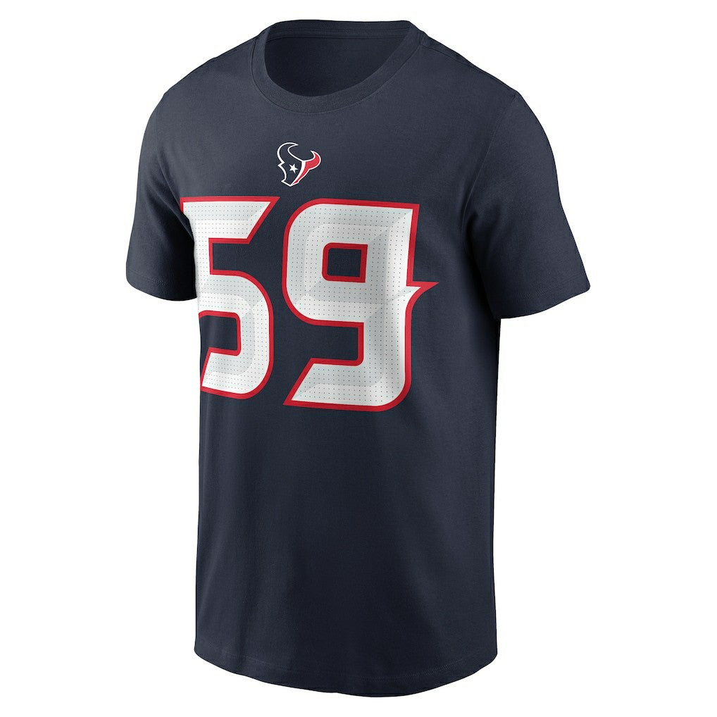 Nike DeMeco Ryans Houston Texans Retired Player Name & Number T-Shirt Navy