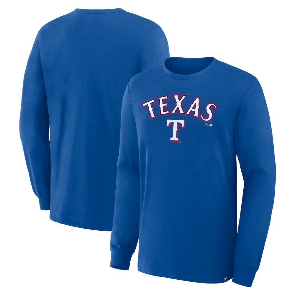 Texas Rangers Fanatics Lock-Up Legacy Long Sleeve T-Shirt - Royal - Fanatics Sale