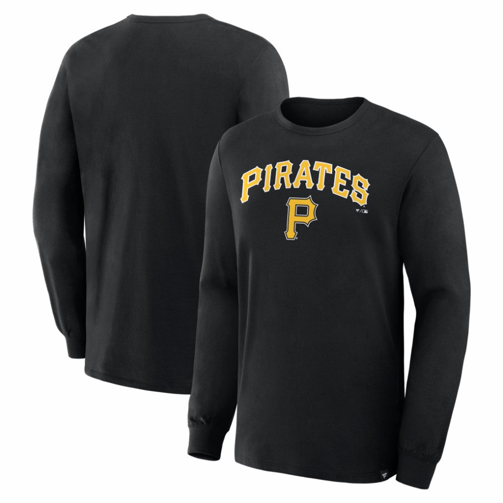 Pittsburgh Pirates Fanatics Lock-Up Legacy Long Sleeve T-Shirt - Black - Fanatics on Sale