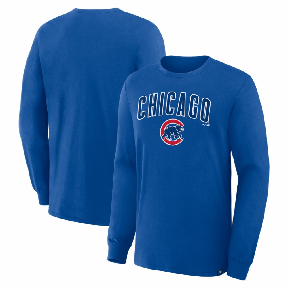 Chicago Cubs Fanatics Lock-Up Legacy Long Sleeve T-Shirt - Royal - Fanatics Lifestyle