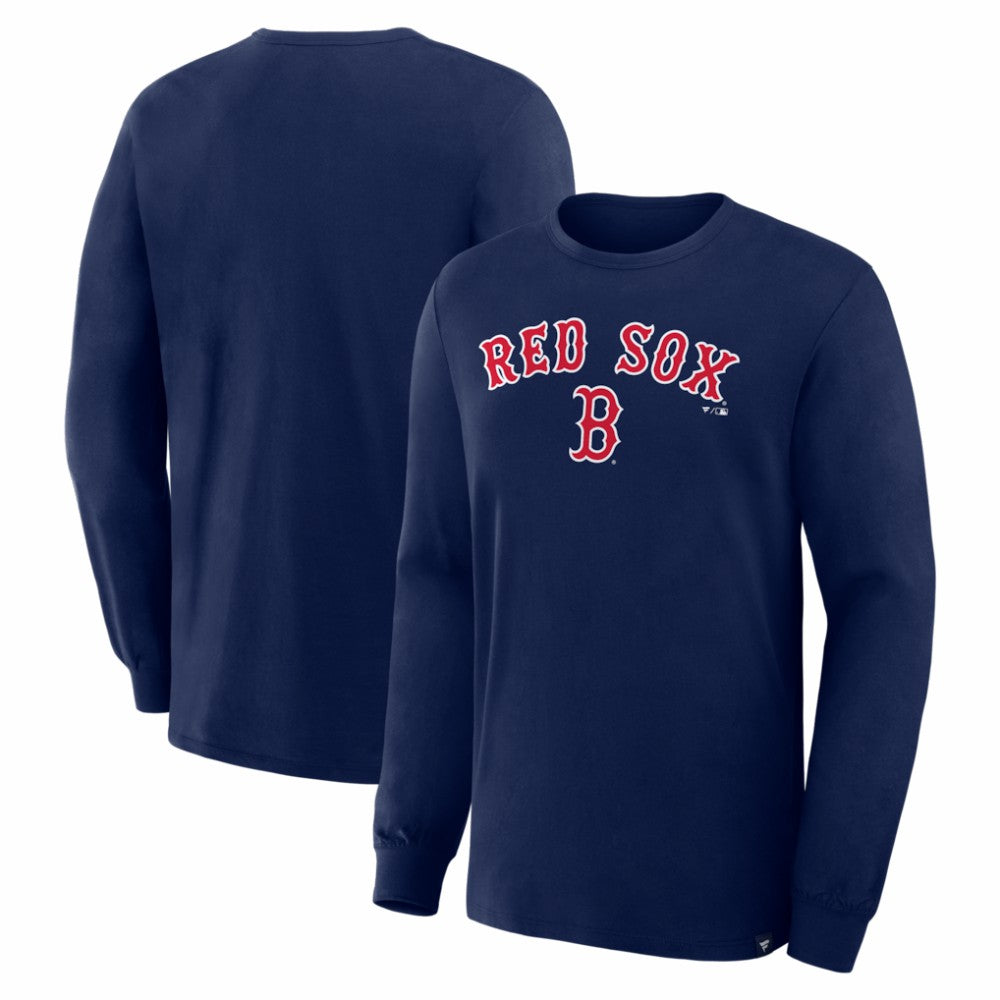 Boston Red Sox Fanatics Lock-Up Legacy Long Sleeve T-Shirt - Navy - Fanatics on Sale