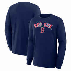Boston Red Sox Fanatics Lock-Up Legacy Long Sleeve T-Shirt - Navy - Fanatics on Sale