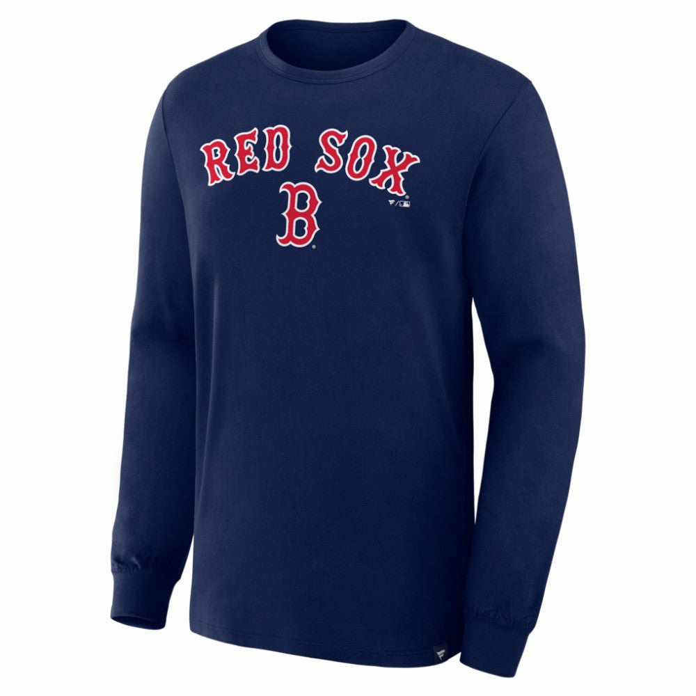 Boston Red Sox Fanatics Lock-Up Legacy Long Sleeve T-Shirt - Navy - Fanatics on Sale