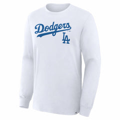Los Angeles Dodgers Fanatics Lock-Up Legacy Long Sleeve T-Shirt - White - Fanatics Lifestyle