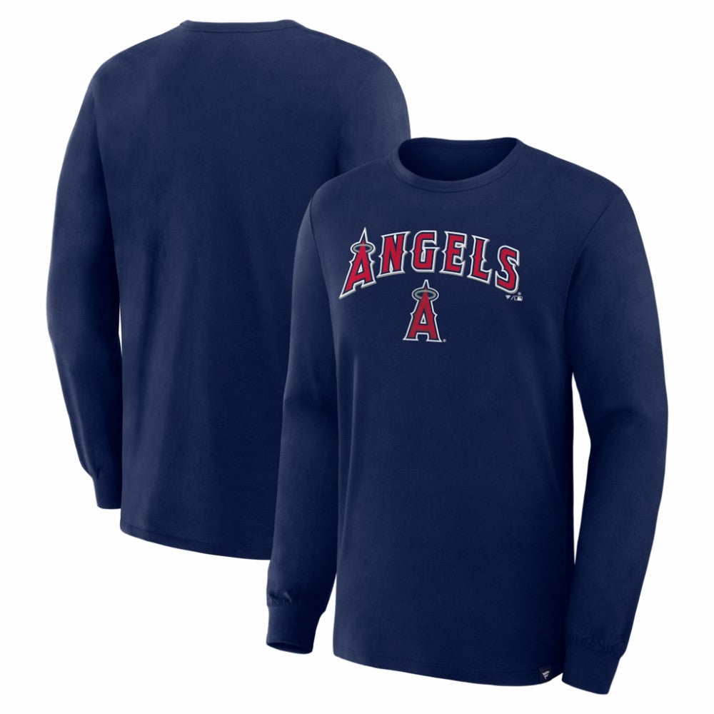 Los Angeles Angels Fanatics Lock-Up Legacy Long Sleeve T-Shirt - Navy - Fanatics Online