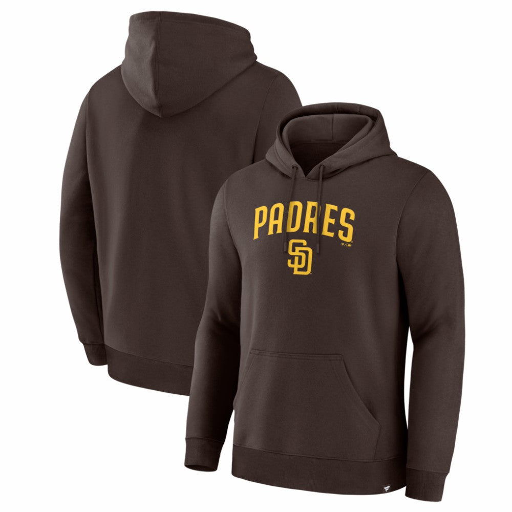 San Diego Padres Fanatics Lock-Up Legacy Hoodie - Brown - Fanatics on Sale
