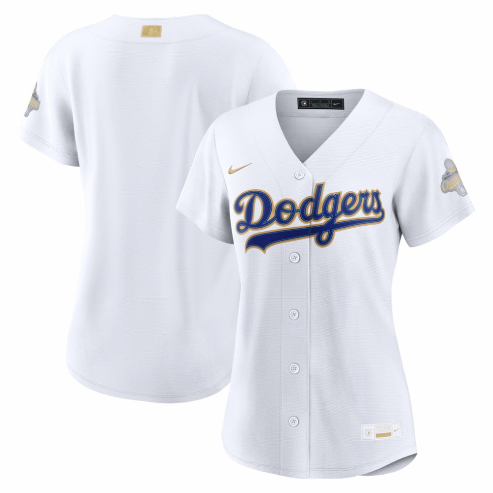 Los Angeles Dodgers Nike Women's 2026 Gold Collection Stadium Jersey - White - Nike Online
