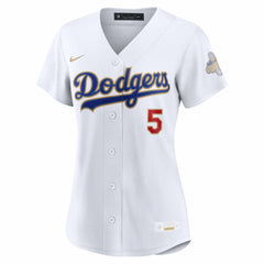 Freddie Freeman Los Angeles Dodgers Nike Women's 2026 Gold Collection Stadium Jersey - White - Nike Lifestyle