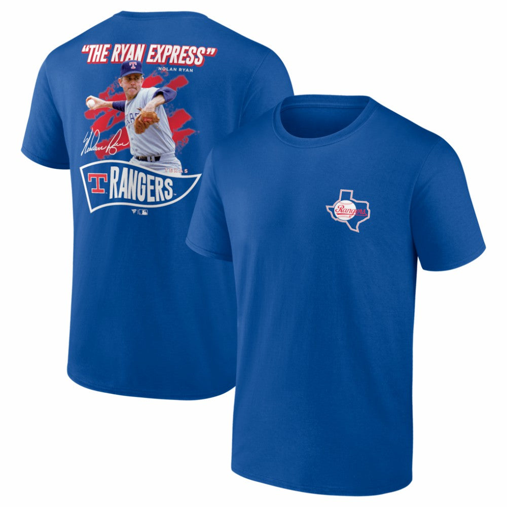 Nolan Ryan Texas Rangers Fanatics Retired Player Nickname Name & Number T-Shirt - Deep Royal - Fanatics Sale
