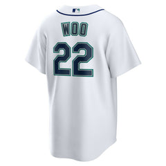 Bryan Woo Seattle Mariners Nike Home Replica Jersey - White - Nike Lifestyle