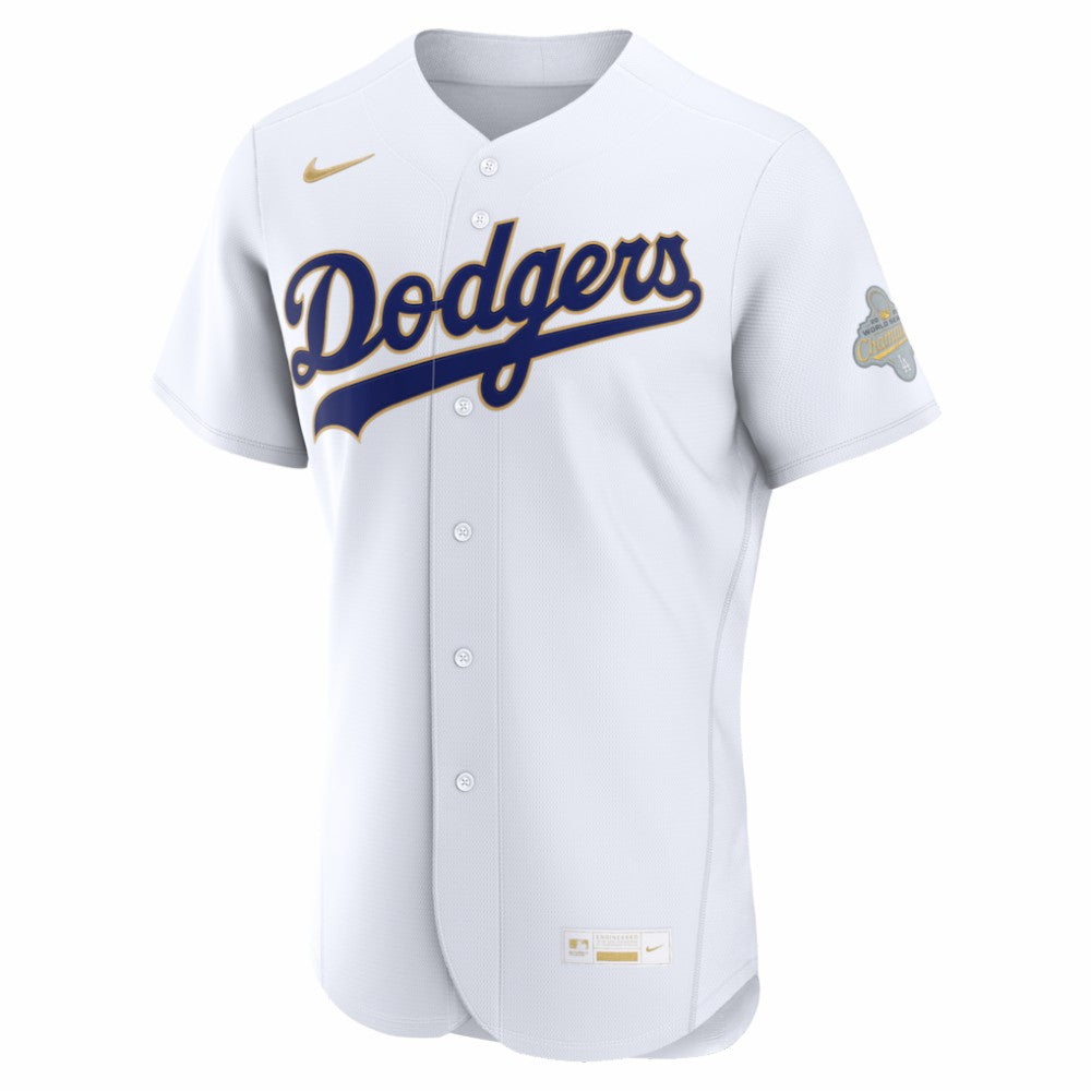 Los Angeles Dodgers Nike 2026 Gold Collection Authentic Jersey - White - Nike Online
