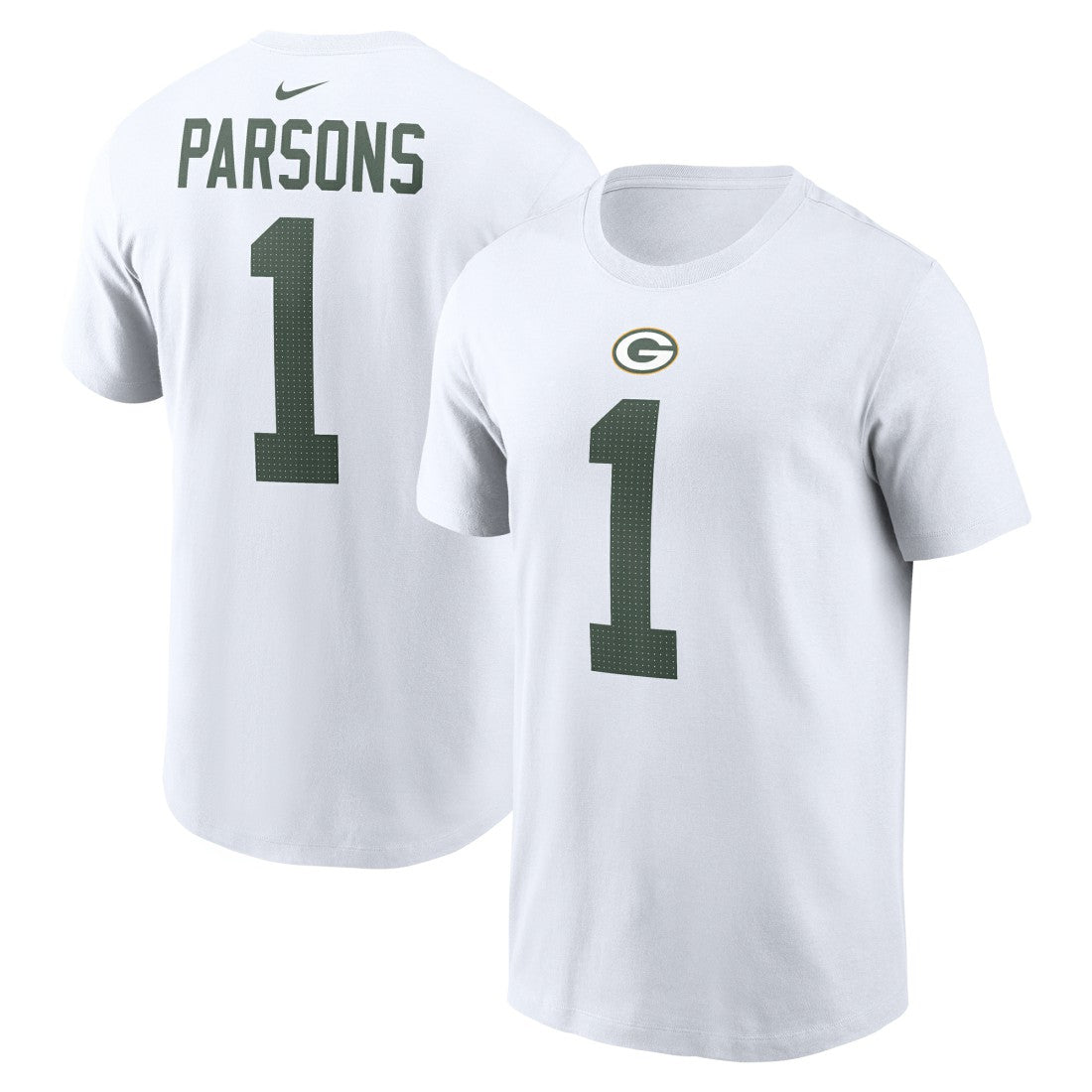 Nike Micah Parsons Green Bay Packers Player Name & Number T-Shirt White