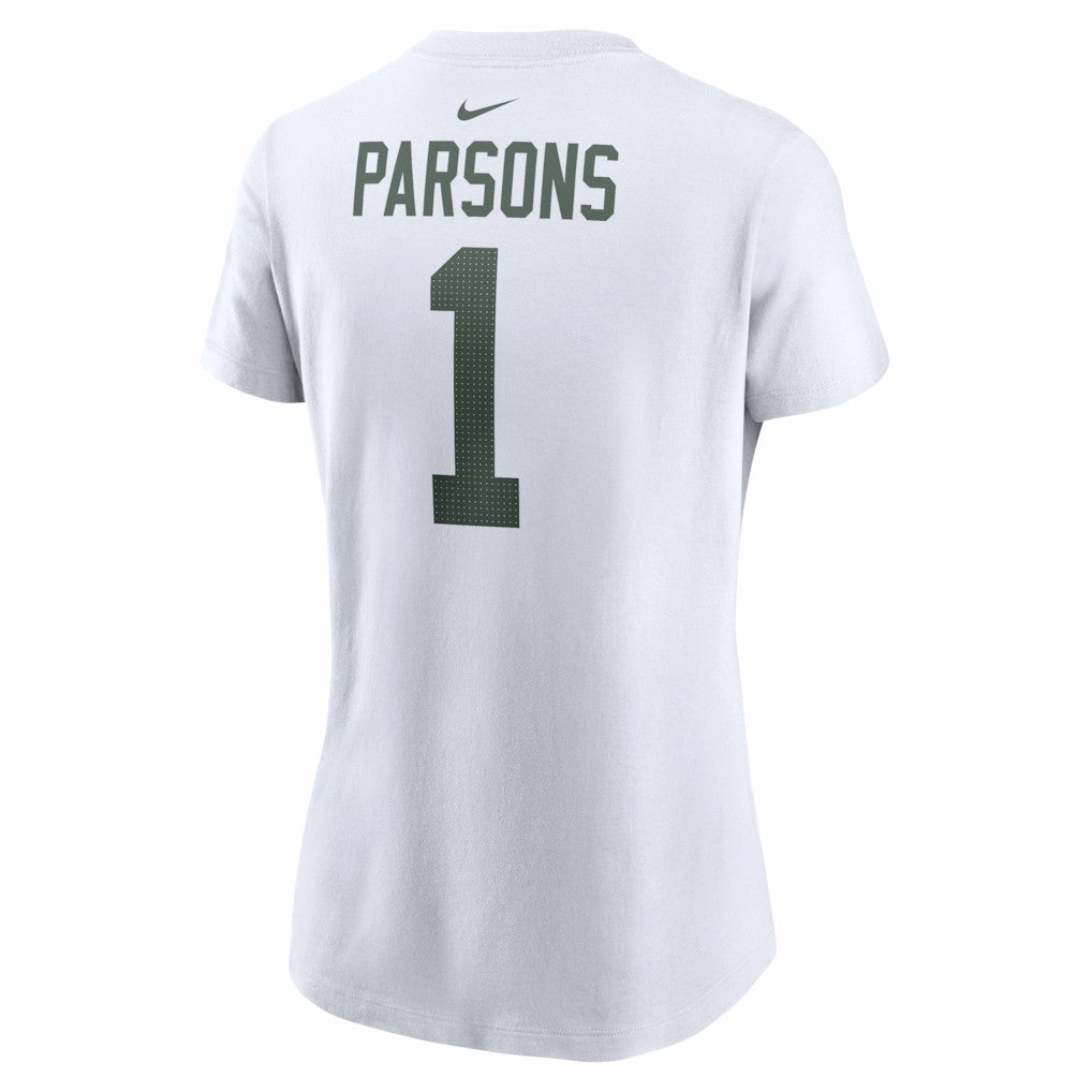 Nike Micah Parsons Green Bay Packers Women's Player Name & Number T-Shirt White