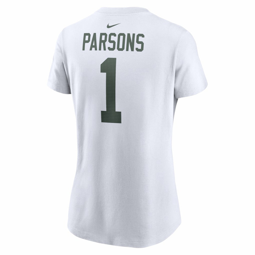 Nike Micah Parsons Green Bay Packers Women's Player Name & Number T-Shirt White
