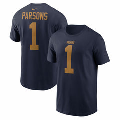 Nike Micah Parsons Green Bay Packers The 1923 Classic Name & Number T-Shirt Navy