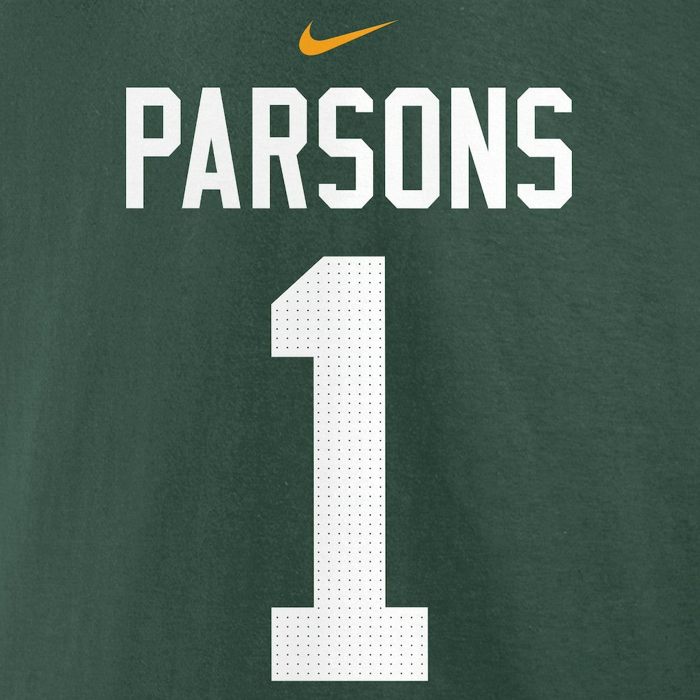 Nike Micah Parsons Green Bay Packers Player Name & Number Fleece Hoodie Green