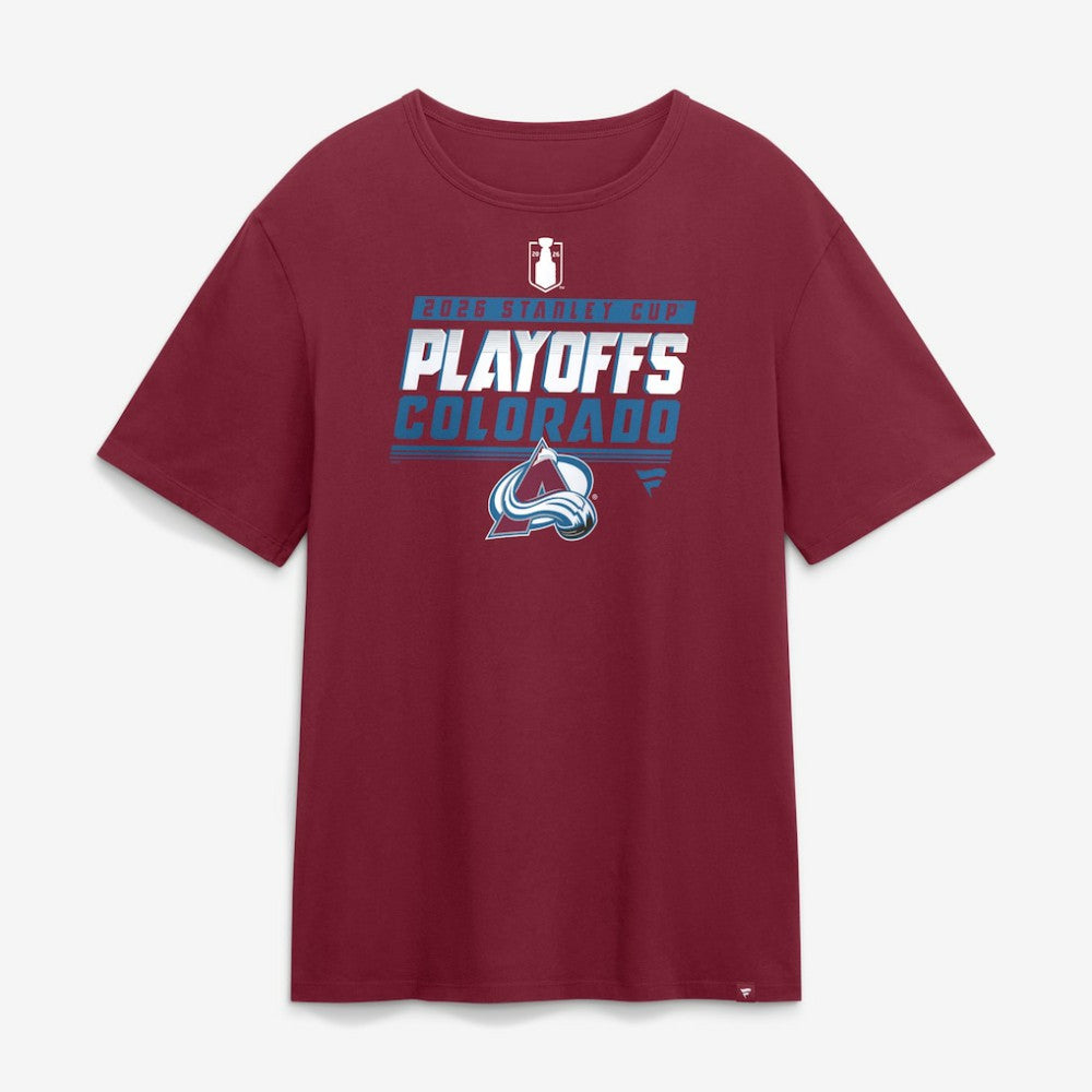Colorado Avalanche Fanatics 2026 Stanley Cup Playoffs T-Shirt - Garnet - NHL 2001794471