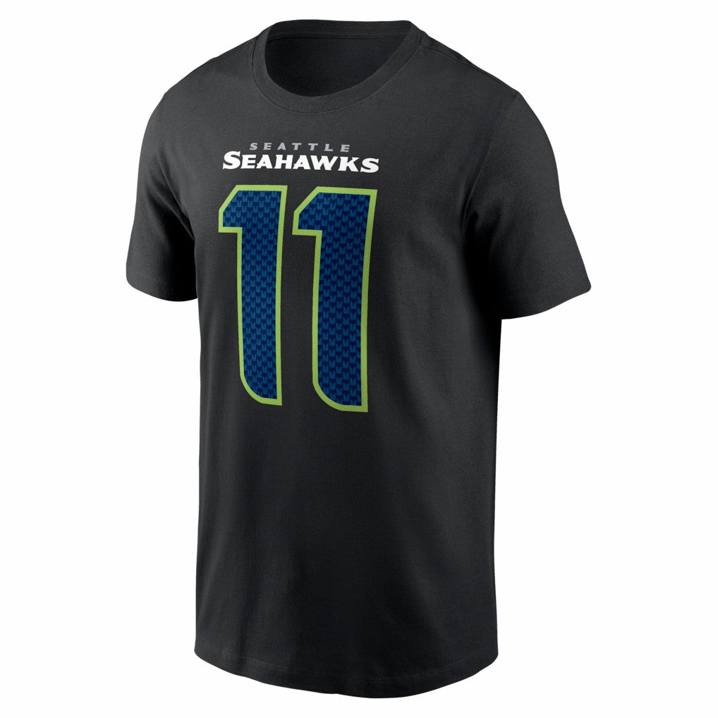 Nike Jaxon Smith-Njigba Seattle Seahawks Carbon Name & Number T-Shirt Black