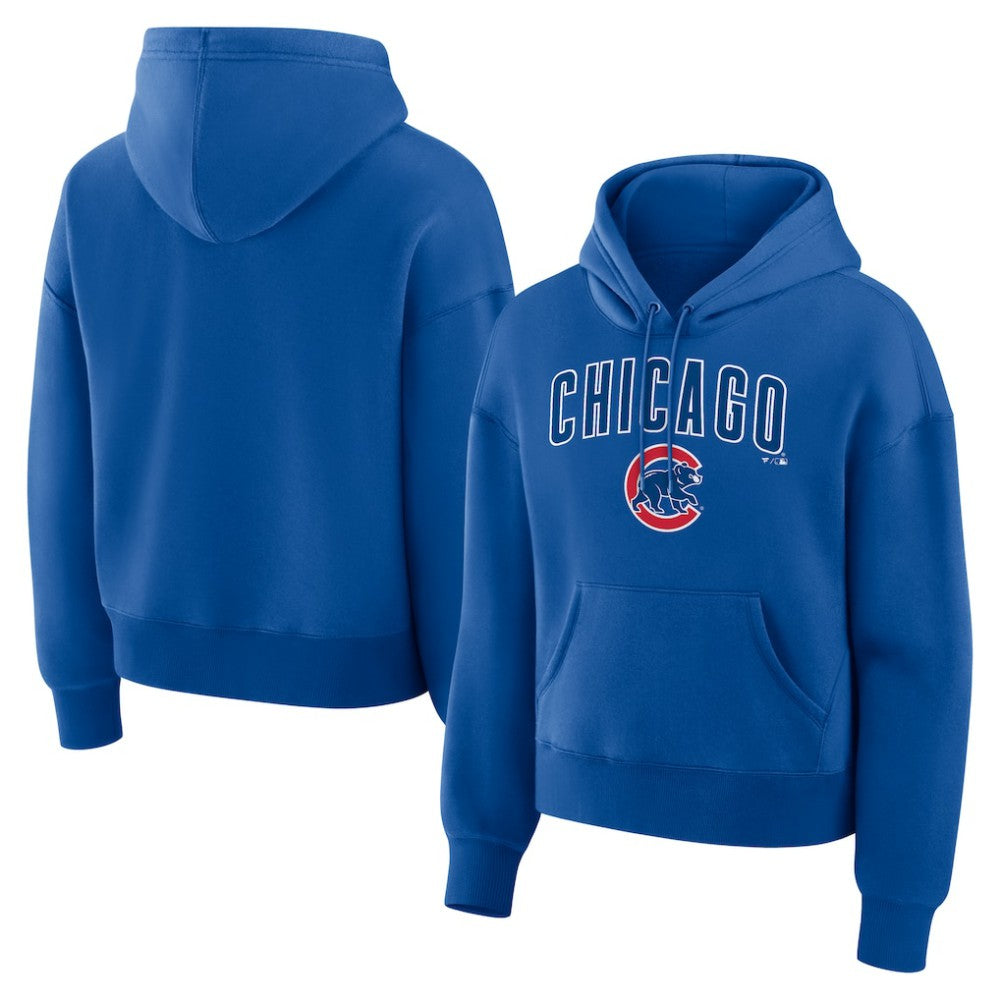 Chicago Cubs Fanatics Women's Lockup Legacy Fleece Hoodie - Royal - Fanatics Online