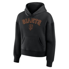 San Francisco Giants Fanatics Women's Lockup Legacy Fleece Hoodie - Black - Fanatics Discount