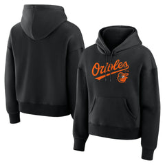 Baltimore Orioles Fanatics Women's Lockup Legacy Fleece Hoodie - Black - Fanatics on Sale