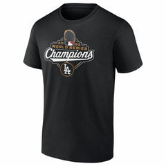 Teoscar Hernández Los Angeles Dodgers Fanatics 2025 World Series Champions Name & Number T-Shirt - Black - Fanatics Sale