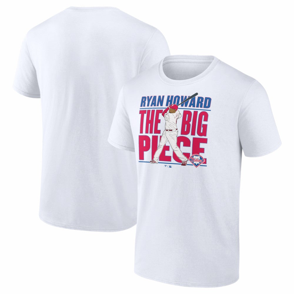 Ryan Howard Philadelphia Phillies Fanatics Cooperstown Collection Player T-Shirt - White - Fanatics Online